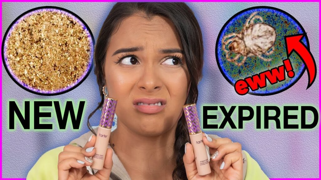 Expired VS. New Makeup Under A Microscope (SCARY!)
